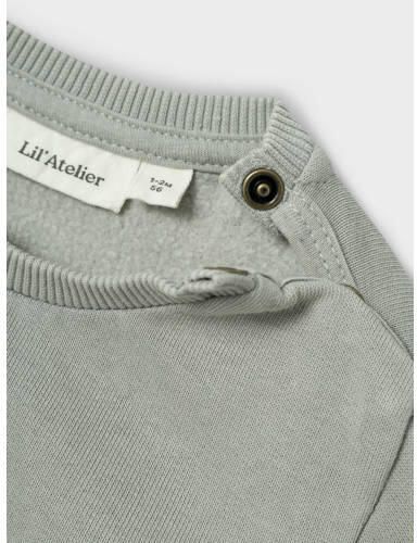 LIL' ATELIER Baby Truien & Vesten Nbmnalf Folo Ls Loose Sweat Lil Grijs
