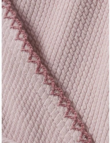 LIL' ATELIER MINI bikini NMFFAMKE met ruches oudroze Meisjes Polyester 98