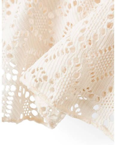 LIL' ATELIER MINI bikini NMFFANNIE ecru Meisjes Polyester Effen 98 - Foto 2