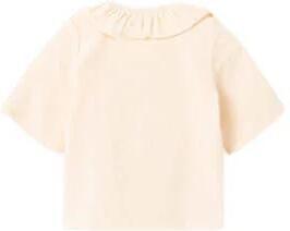 LIL' ATELIER MINI blouse NMFDALLAS ecru Meisjes Katoen Peter Pan-kraag 122 128 - Foto 3