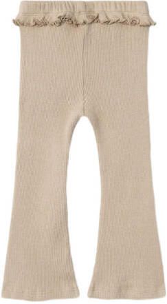 LIL' ATELIER Meisjes Broeken Nmfsophia Slim Bootcut Leggings Lil Zand - Foto 3