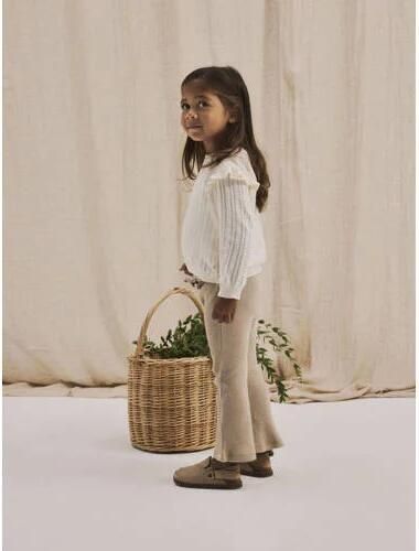 LIL' ATELIER Meisjes Broeken Nmfsophia Slim Bootcut Leggings Lil Zand - Foto 2