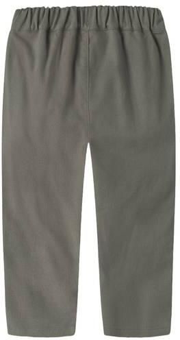 LIL' ATELIER MINI casual broek grijsgroen Jongens Stretchkatoen Effen - Foto 3