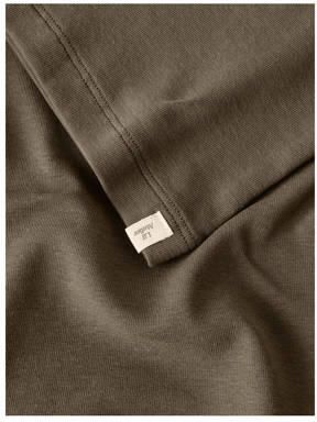 LIL' ATELIER MINI longsleeve bruin Katoen Ronde hals Effen - Foto 3