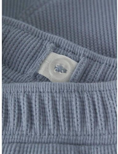 LIL' ATELIER MINI regular sweatshort blauw Korte broek Jongens Katoen Effen - Foto 6