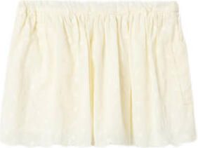 LIL' ATELIER MINI rok NMFHIRSA offwhite Meisjes Katoen Effen 122 - Foto 3