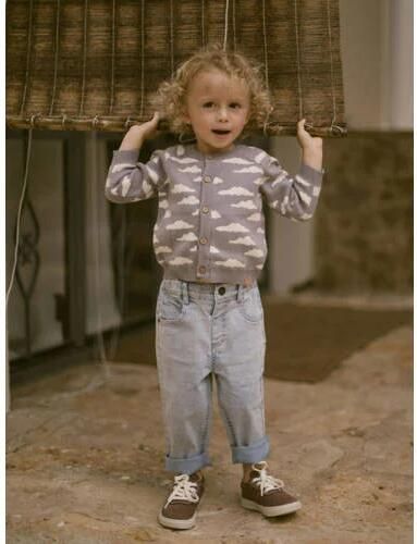 LIL' ATELIER MINI tapered fit jeans NMMBEN medium blue denim Blauw Effen 122 - Foto 3