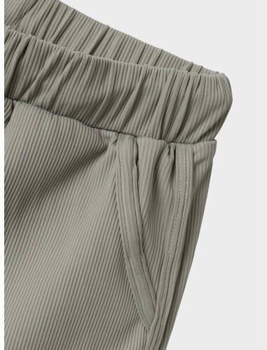 LIL' ATELIER MINI zwemshort grijsgroen Jongens Polyamide Effen 116