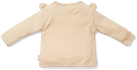 Little Dutch baby longsleeve van katoen beige Effen 50 56