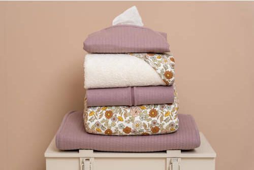 Little Dutch baby wiegdeken teddy 70x100 cm Pure Mauve Babydeken Roze Effen - Foto 3