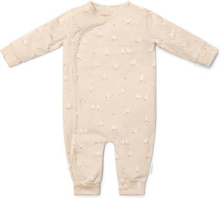 Little Dutch boxpak met overslag ecru Beige Stretchkatoen V-hals