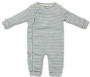 Little Dutch boxpak Stone Blue Stripe blauw Jongens Katoen Ronde hals Streep