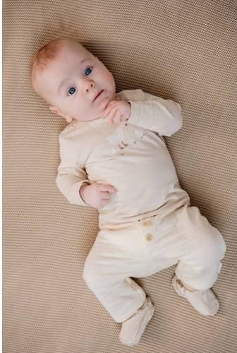 Little Dutch casual broek ecru Katoen Effen - Foto 3