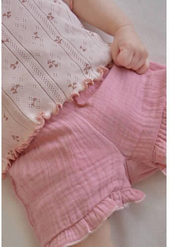 Little Dutch casual short roze gebreid Korte broek Meisjes Katoen Effen - Foto 2