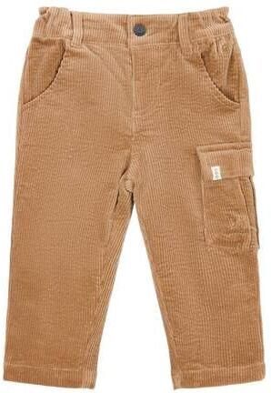 Little Dutch corduroy cargobroek bruin Jongens Katoen Effen