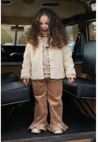 Little Dutch corduroy casual broek met ruches bruin Meisjes Katoen Effen - Foto 2