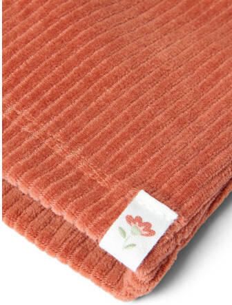 Little Dutch corduroy flared broek terra Oranje Effen - Foto 3
