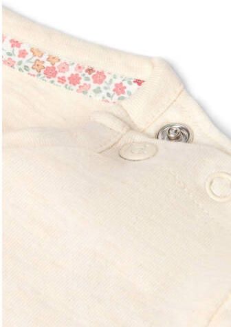 Little Dutch gebloemde longsleeve met ruches beige Meisjes Katoen Ronde hals - Foto 2