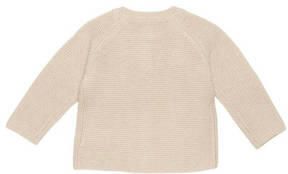 Little Dutch gebreid baby vestje zand Beige Meisjes Katoen Ronde hals Effen 50 56 - Foto 2