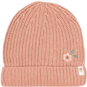 Little Dutch gebreide muts roze Meisjes Katoen Effen maat 92-104