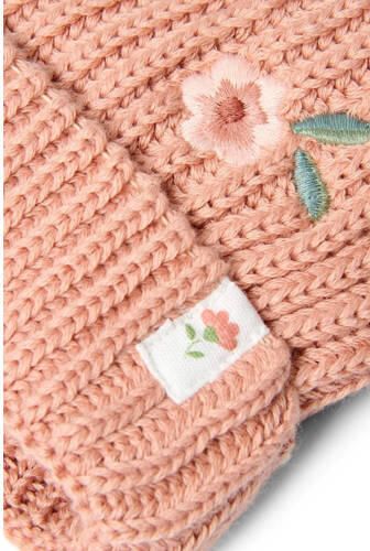 Little Dutch gebreide muts roze Meisjes Katoen Effen maat 92-104 - Foto 2