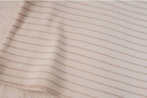 Little Dutch gestreepte longsleeve beige Stretchkatoen Ronde hals - Foto 3