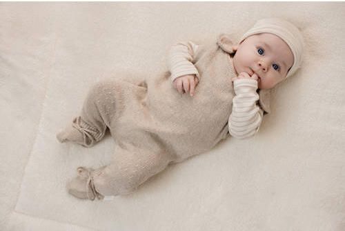 Little Dutch gestreepte longsleeve beige Stretchkatoen Ronde hals - Foto 2