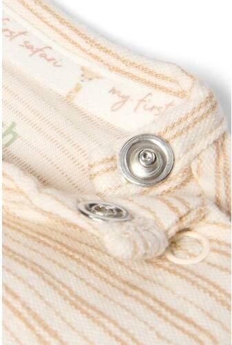 Little Dutch gestreepte longsleeve beige Stretchkatoen Ronde hals - Foto 3