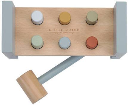 Little Dutch houten Hamerbank Ocean Speeltje Blauw