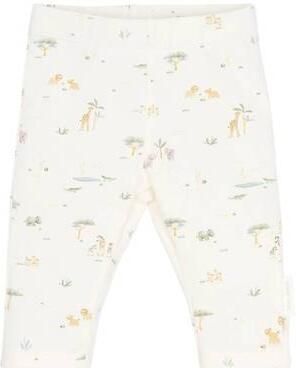 Little Dutch katoenen babybroek met print crème Ecru All over print