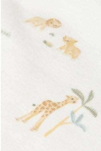 Little Dutch katoenen babybroek met print crème Ecru All over print - Foto 2