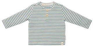 Little Dutch longsleeve blauw Jongens Katoen Ronde hals Streep