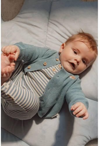 Little Dutch longsleeve blauw Jongens Katoen Ronde hals Streep - Foto 2