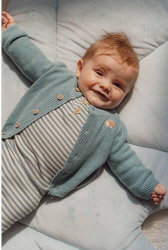 Little Dutch longsleeve blauw Jongens Katoen Ronde hals Streep - Foto 3