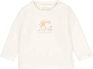 Little Dutch longsleeve met print crème Ecru Katoen Ronde hals