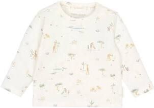 Little Dutch longsleeve met print crème Ecru Katoen Ronde hals
