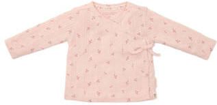 Little Dutch longsleeve roze Meisjes Katoen V-hals Bloemen