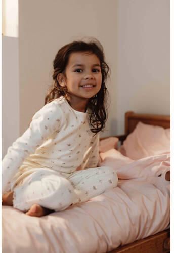 Little Dutch pyjama ecru Meisjes Katoen Ronde hals Bloemen - Foto 2