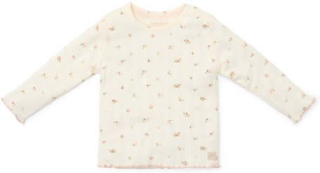 Little Dutch pyjama ecru Meisjes Katoen Ronde hals Bloemen - Foto 3