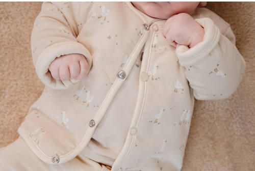 Little Dutch reversible sweatvest beige Stretchkatoen Ronde hals - Foto 2