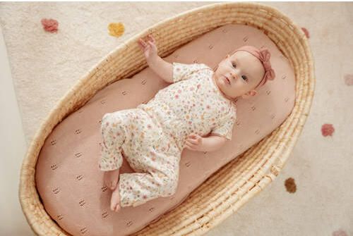 Little Dutch romper Fairy Garden offwhite roze groen Ecru Meisjes Katoen Ronde hals - Foto 2