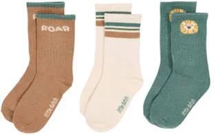 Little Dutch sokken (set van 3) Beige Jongens Katoen Meerkleurig maat 17-19