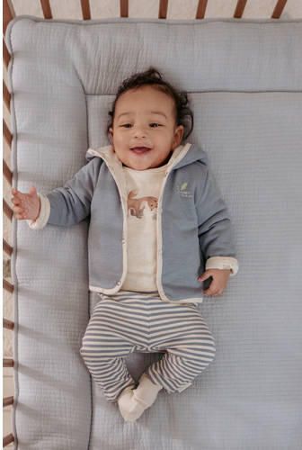 Little Dutch straight babybroek blauw Jongens Katoen Streep - Foto 2