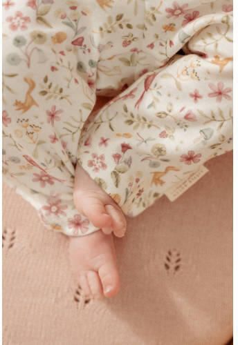 Little Dutch straight legging ecru Broek Meisjes Katoen Bloemen - Foto 2