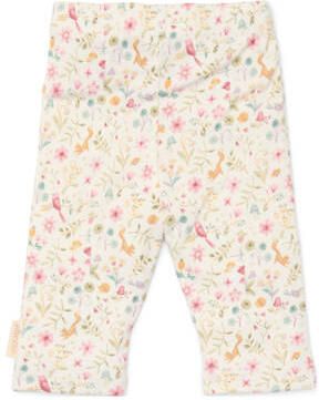 Little Dutch straight legging ecru Broek Meisjes Katoen Bloemen - Foto 3