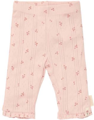 Little Dutch straight legging roze Broek Meisjes Katoen Bloemen