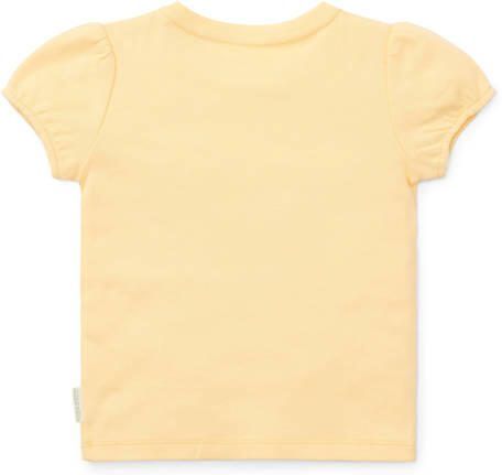 Little Dutch T-shirt geel Meisjes Katoen Ronde hals Printopdruk 104 - Foto 1