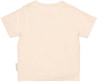Little Dutch T-shirt zand Beige Jongens Stretchkatoen Ronde hals Printopdruk - Foto 3