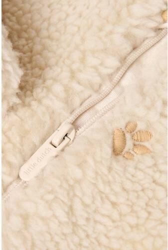 Little Dutch teddy boxpak met borduursels en print zand Beige Polyester Capuchon - Foto 3