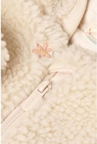 Little Dutch teddy gebloemd boxpak met borduursels zand Beige Polyester Capuchon - Foto 2